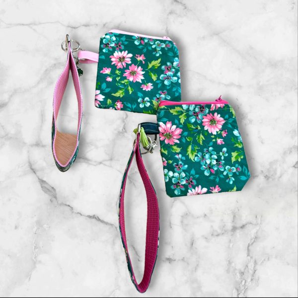 Floral Fantasy Wristlet Key Fob  Wallet - Image 2