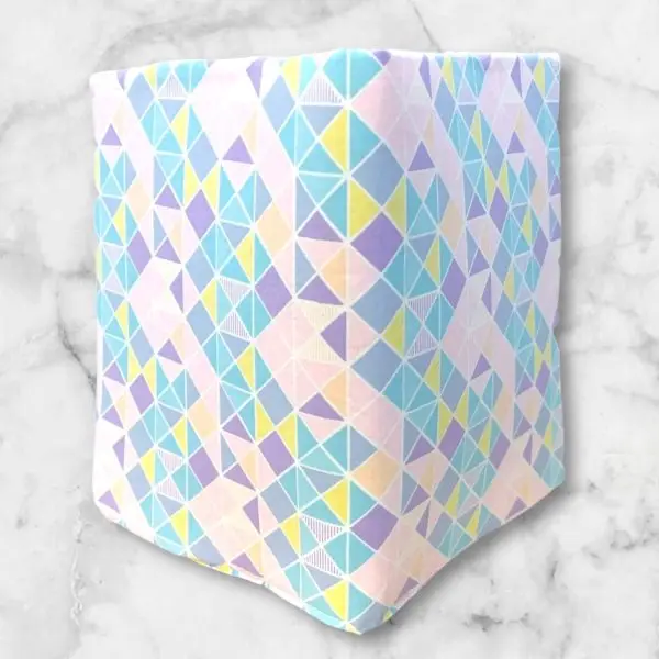 Pastel Geometric Composition Notebook Cover - Image 2